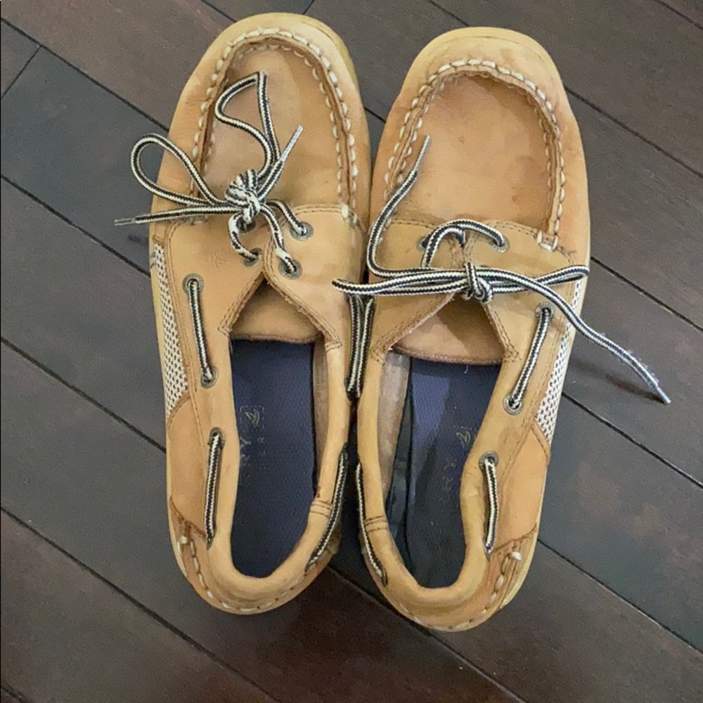 Boys Sperry topsides - size 4